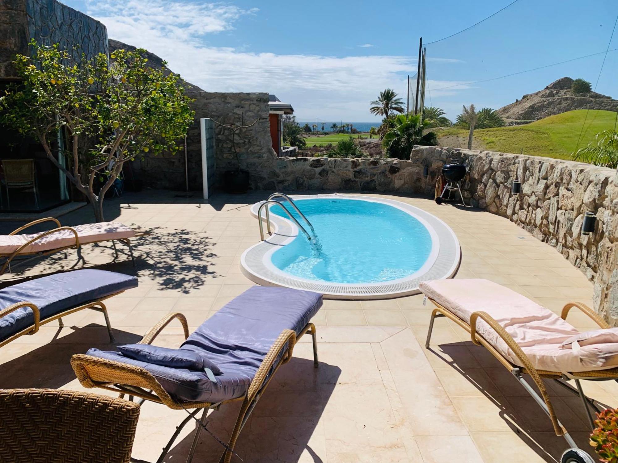Zen Villa Anfi Tauro Golf With Private Heated Pool Mogán Exterior foto
